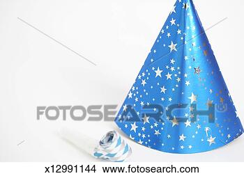Stock Photo - party hat and 
party horn blower 
(focus on party 
hat). fotosearch 
- search stock 
photos, pictures, 
images, and photo 
clipart