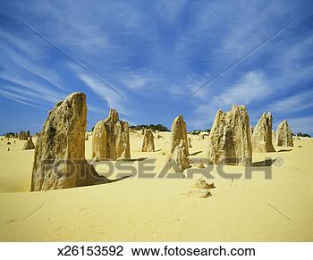 Stock Photo - australia, western 
australia, the 
pinnacles desert, 
namburg np. fotosearch 
- search stock 
photos, pictures, 
images, and photo 
clipart
