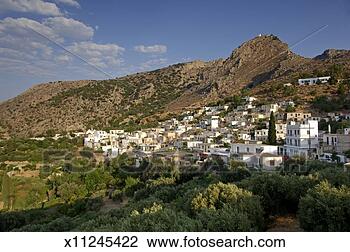 Stock Photo - greece, greek 
islands, crete, 
pefki village. 
fotosearch - search 
stock photos, 
pictures, images, 
and photo clipart