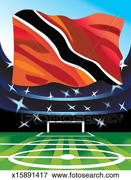 Picture - trinidad and tobago 
flag in soccer 
stadium. fotosearch 
- search stock 
photos, pictures, 
images, and photo 
clipart
