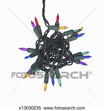 Stock Image - tangled mini colored 
lights. fotosearch 
- search stock 
photos, pictures, 
images, and photo 
clipart