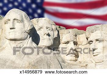 Stock Photograph - usa, south dakota, 
mt rushmore national 
monument and american 
flag. fotosearch 
- search stock 
photos, pictures, 
images, and photo 
clipart