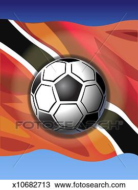 Stock Photo - soccer ball and 
trinidad and tobago 
flag. fotosearch 
- search stock 
photos, pictures, 
images, and photo 
clipart