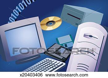 Stock Illustration - high technology 
devices. fotosearch 
- search clipart, 
illustration, 
drawings and vector 
eps graphics images