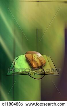 Stock Illustration - computer mouse 
on open book. 
fotosearch - search 
clipart, illustration, 
drawings and vector 
eps graphics images