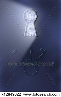 Clip Art - keyhole with binary 
language. fotosearch 
- search clipart, 
illustration, 
drawings and vector 
eps graphics images