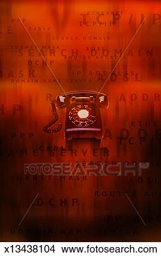 Stock Illustration - old fashioned 
telephone with 
internet terminology. 
fotosearch - search 
clipart, illustration, 
drawings and vector 
eps graphics images