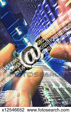 Clip Art - fingers surrounded 
by internet imagery. 
fotosearch - search 
clipart, illustration, 
drawings and vector 
eps graphics images