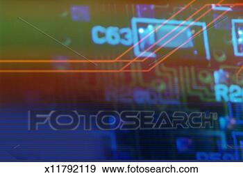 Stock Illustration - abstract of computer 
circuit board. 
fotosearch - search 
clipart, illustration, 
drawings and vector 
eps graphics images