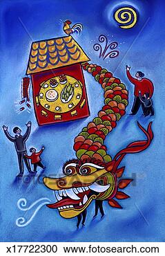 Stock Illustration - chinese new year. 
fotosearch - search 
clipart, illustration, 
drawings and vector 
eps graphics images