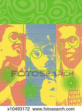 Clip Art - montage of professionals. 
fotosearch - search 
clipart, illustration, 
drawings and vector 
eps graphics images
