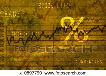 Stock Illustration - abstract image 
of stock market 
line chart with 
text. fotosearch 
- search clipart, 
illustration, 
drawings and vector 
eps graphics images