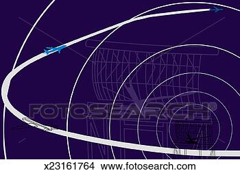 Stock Illustration - air traffic control. 
fotosearch - search 
clipart, illustration, 
drawings and vector 
eps graphics images