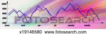 Stock Illustration - multicolored graph 
showing fluctuations. 
fotosearch - search 
clipart, illustration, 
drawings and vector 
eps graphics images