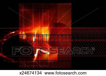 Stock Illustration - fiery shapes against 
dark background. 
fotosearch - search 
clipart, illustration, 
drawings and vector 
eps graphics images