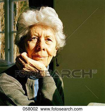 Stock Photo - an elderly woman. 
fotosearch - search 
stock photos, 
pictures, images, 
and photo clipart