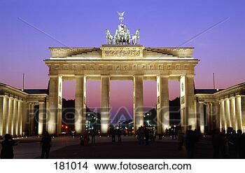 Stock Photo - brandenburg gate 
at sunset, berlin, 
germany. fotosearch 
- search stock 
photos, pictures, 
images, and photo 
clipart