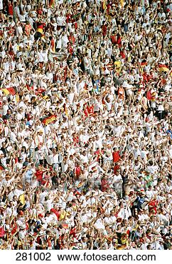 Stock Photo - crowd in sports 
stadium with arms 
in air. fotosearch 
- search stock 
photos, pictures, 
images, and photo 
clipart