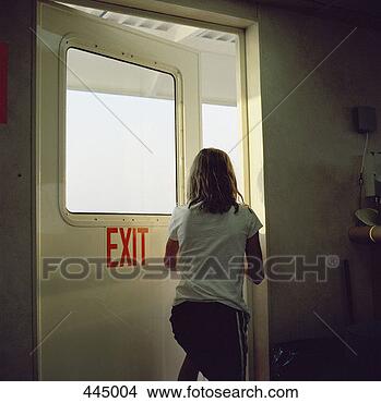 walking out the door