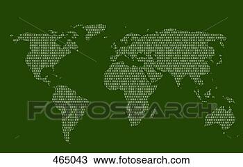 Clipart - a world map made 
in binary code. 
fotosearch - search 
clipart, illustration, 
drawings and vector 
eps graphics images
