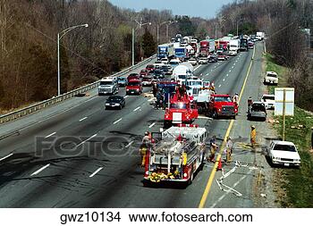 Stock Photo - traffic accident 
on 495 beltway, 
bethesda, maryland. 
fotosearch - search 
stock photos, 
pictures, images, 
and photo clipart