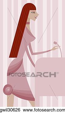 Stock Illustration - businesswoman 
giving a presentation 
at a podium. fotosearch 
- search clipart, 
illustration, 
drawings and vector 
eps graphics images