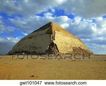 Picture - pyramids in an 
arid landscape, 
bent pyramid, 
dashur, egypt. 
fotosearch - search 
stock photos, 
pictures, images, 
and photo clipart