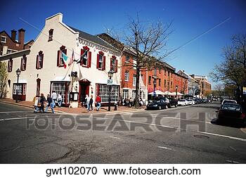 Stock Photography - building along 
the street, old 
town, alexandria, 
virginia, usa. 
fotosearch - search 
stock photos, 
pictures, images, 
and photo clipart