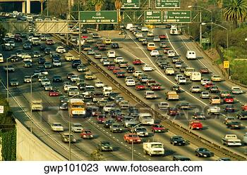 Stock Photo - overhead of heavy 
traffic on freeway( 
los angeles, ca). 
fotosearch - search 
stock photos, 
pictures, images, 
and photo clipart