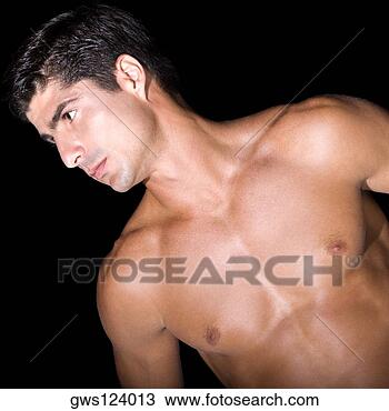 Stock Photo - close-up of a 
mid adult man 
looking sideways. 
fotosearch - search 
stock photos, 
pictures, images, 
and photo clipart