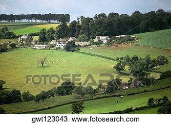 Stock Photo - aerial view of 
a countryside 
bath amidst greenery, 
england. fotosearch 
- search stock 
photos, pictures, 
images, and photo 
clipart