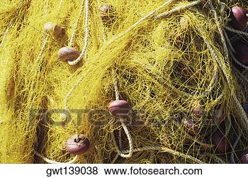 Stock Photo - high angle view 
of a commercial 
fishing net. fotosearch 
- search stock 
photos, pictures, 
images, and photo 
clipart
