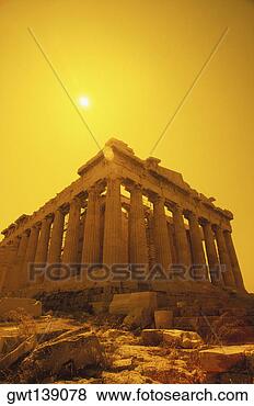 Stock Photo - low angle view 
of old ruin colonnades, 
parthenon, athens, 
greece. fotosearch 
- search stock 
photos, pictures, 
images, and photo 
clipart