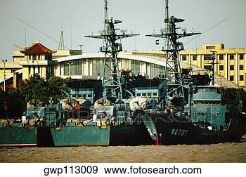 Stock Photograph - communication 
towers on warships, 
shanghai, china. 
fotosearch - search 
stock photos, 
pictures, images, 
and photo clipart