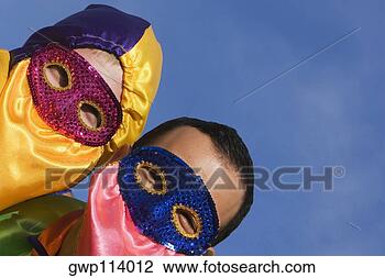 Banco de Imagem - close-up,  dois, 
 men,  desgastar, 
 trajes. fotosearch 
- busca de fotos, 
imagens e clipart