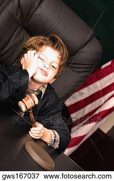 Picture - boy imitating 
a judge. fotosearch 
- search stock 
photos, pictures, 
images, and photo 
clipart