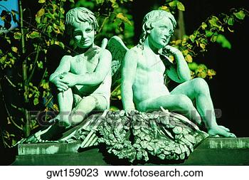 Stock Photo - statues of two 
angels, copenhagen, 
denmark. fotosearch 
- search stock 
photos, pictures, 
images, and photo 
clipart