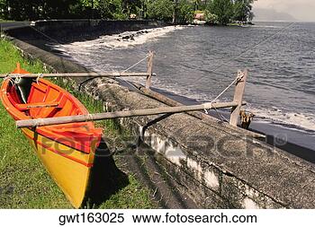 Stock Image - high angle view 
of a catamaran, 
 tahiti,  society 
islands,  french. 
fotosearch - search 
stock photos, 
pictures, images, 
and photo clipart