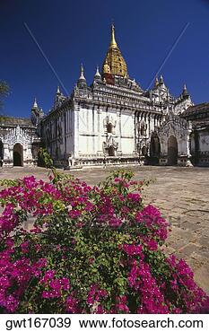 Stock Photograph - low angle view 
of a temple, ananda 
temple, bagan, 
myanmar. fotosearch 
- search stock 
photos, pictures, 
images, and photo 
clipart