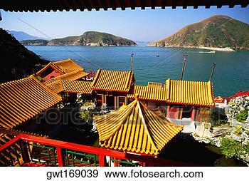 Stock Photograph - high angle view 
of a cultural 
park, hong kong, 
china. fotosearch 
- search stock 
photos, pictures, 
images, and photo 
clipart