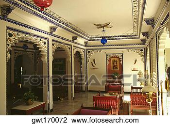 Stock Photo - interiors of a 
hotel, lake palace, 
udaipur, rajasthan, 
india. fotosearch 
- search stock 
photos, pictures, 
images, and photo 
clipart