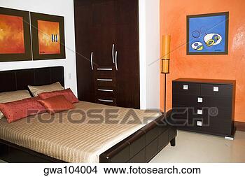 Banco de Imagem - interiores,  quarto. 
fotosearch - busca 
de fotos, imagens 
e clipart