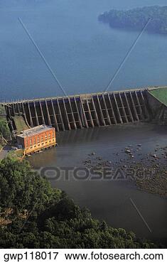 Foto - bartlett's,  balsa, 
 hidroelétrico, 
 represa,  geórgia, 
 eua. fotosearch 
- busca de fotos, 
imagens e clipart