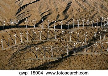 Banco de Imagem - vento,  fazenda, 
 turbinas,  whitewater, 
 califórnia. fotosearch 
- busca de fotos, 
imagens e clipart