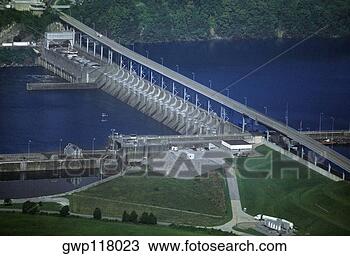 Banco de Imagem - watts,  barzinhos, 
 hidroelétrico, 
 represa,  tennessee, 
 eua. fotosearch 
- busca de fotos, 
imagens e clipart