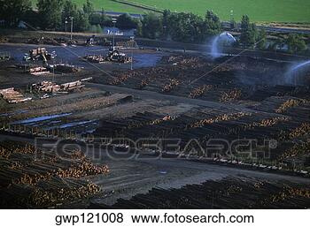 Banco de Imagem - grande,  comercial, 
 sawmill,  idaho, 
 eua. fotosearch 
- busca de fotos, 
imagens e clipart