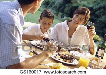 Picture - barbecue, toast, 
discussion, woman, 
person, people. 
fotosearch - search 
stock photos, 
pictures, images, 
and photo clipart