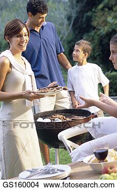 Stock Photo - brochette, grill, 
barbecue, woman, 
person, people. 
fotosearch - search 
stock photos, 
pictures, images, 
and photo clipart