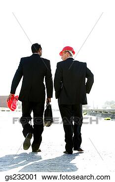 Stock Photography - two businessmen 
wearing hard hats. 
fotosearch - search 
stock photos, 
pictures, images, 
and photo clipart