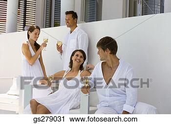 Stock Photography - men and women 
with wine. fotosearch 
- search stock 
photos, pictures, 
images, and photo 
clipart